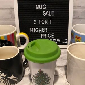 Shop my closet for coffee mugs buy 1 get 1 free higher price prevails